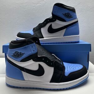 Air Jordan 1 High Retro OG UNC Toe university blue black DZ5485-400 size 8 - 14